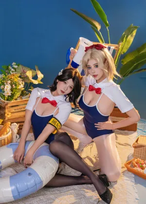 奈汐酱nice&奶桃桃 – 夏纪 [100P1V-2.56GB]
