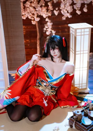 二佐Nisa – 碧蓝航线 大凤 原皮 [35P-1.22GB]