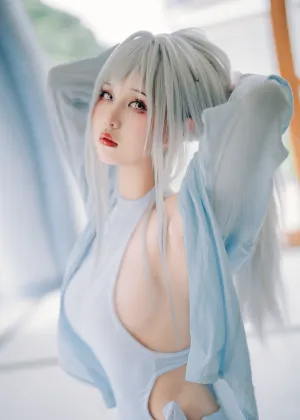 萌芽儿o0 – 白色泳装 [25P-670MB]